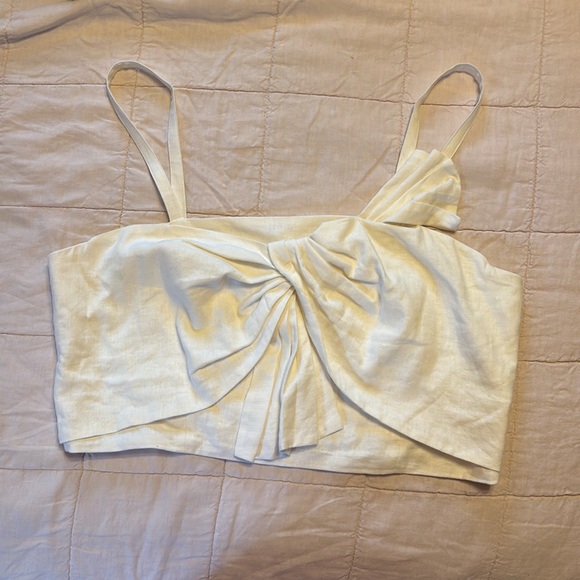 EUC farm rio twist front crop top - Picture 7 of 7